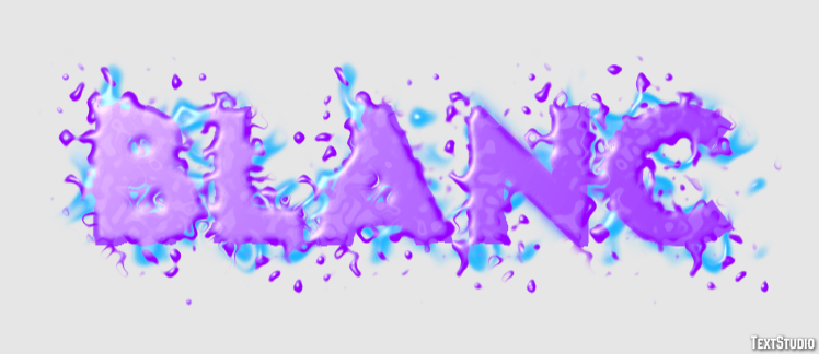 Blanc Text Effect