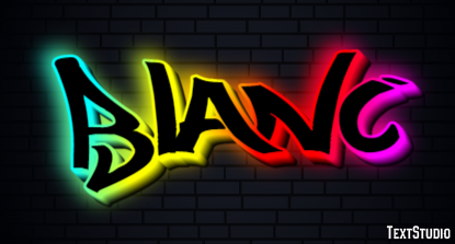 Blanc Text Effect