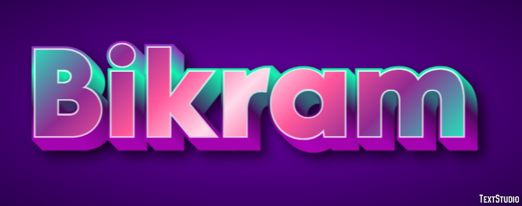Bikram Text effect