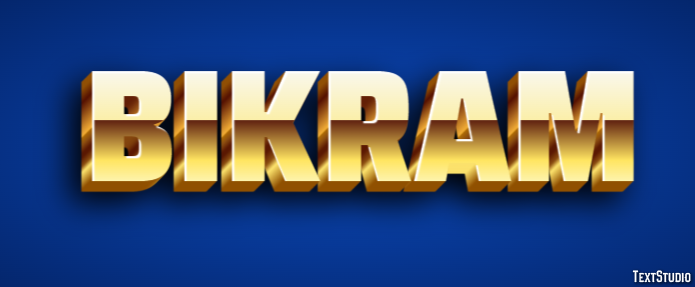 Bikram Text effect