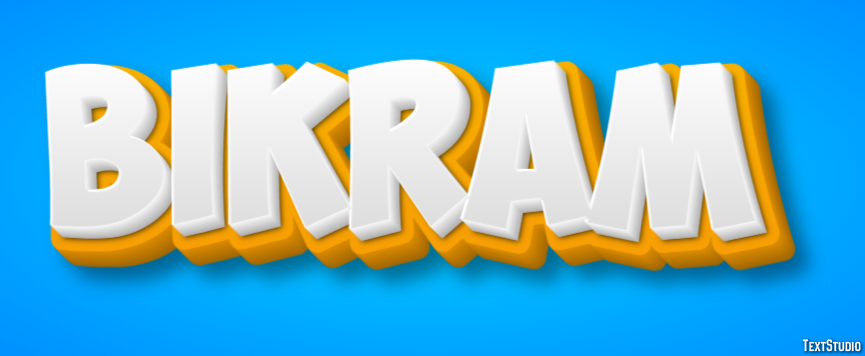 Bikram Text effect