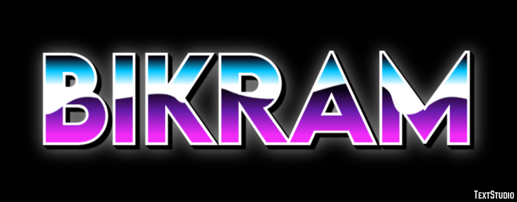 Bikram Text effect