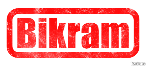 Bikram Text effect