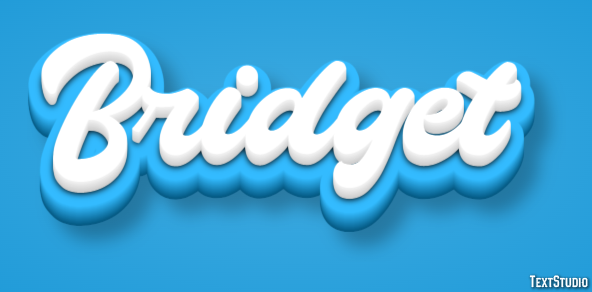 Bridget Texteffekt