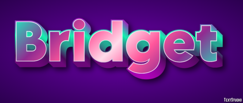 Bridget Efecto de Texto