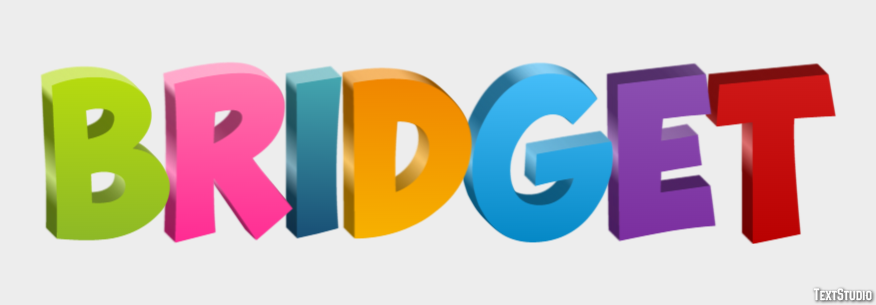 Bridget Texteffekt