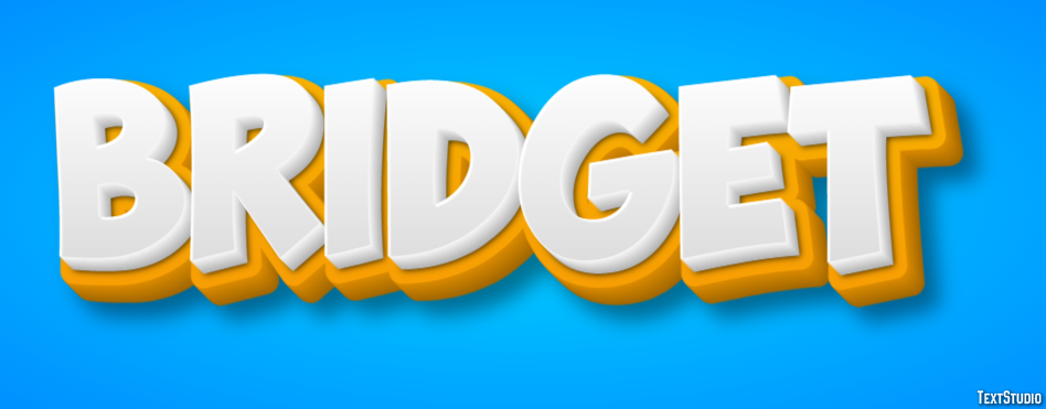 Bridget Texteffekt