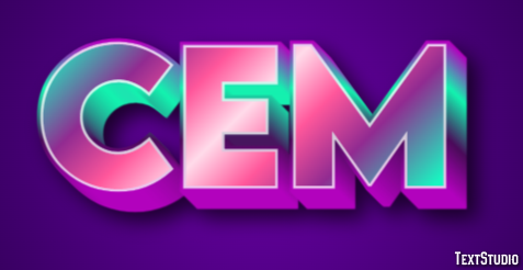 Cem Text effect