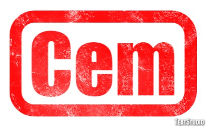 Cem Text effect
