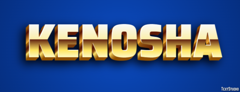 Kenosha Effetto testo
