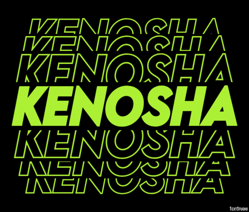 Kenosha Text Effect