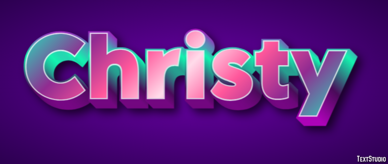 Christy Text Effect