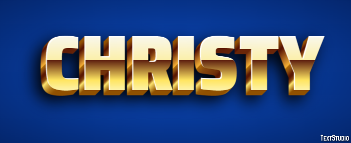 Christy Texteffekt