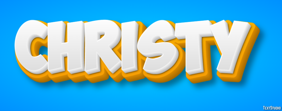 Christy Texteffekt