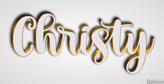 Christy Efecto de Texto