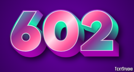 602 Text Effect