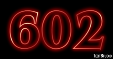 602 Text Effect