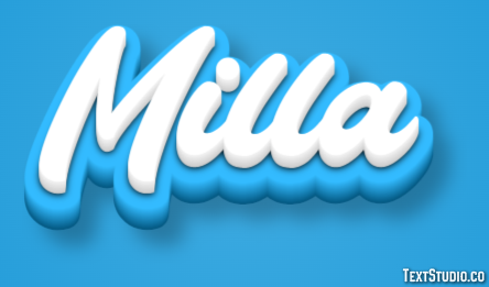 Milla Effetto testo