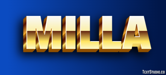 Milla Effetto testo