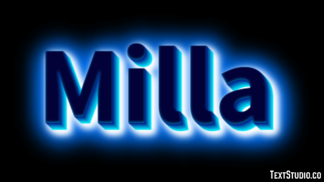 Milla Effetto testo