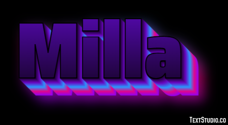 Milla Effetto testo