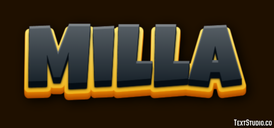 Milla Effetto testo