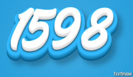 1598 Texteffekt