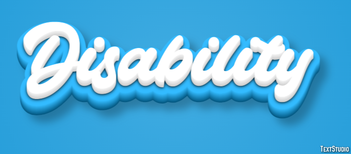Disability Text Effect