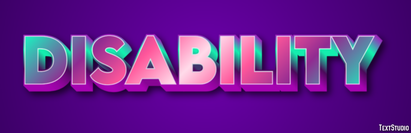 Disability Efecto de Texto