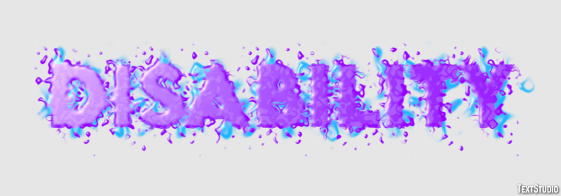 Disability Text Effect