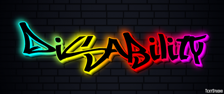 Disability Text Effect