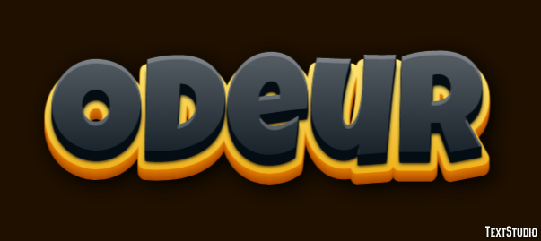Odeur Effet de texte