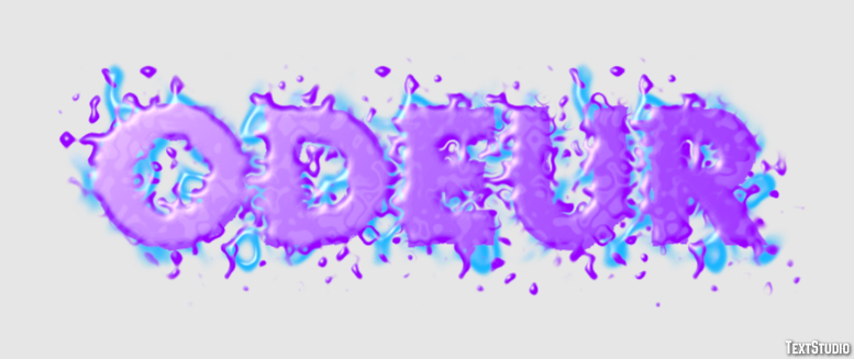 Odeur Effet de texte
