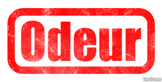 Odeur Effet de texte