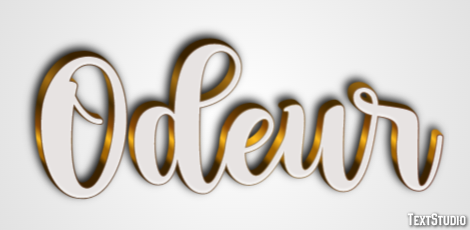 Odeur Effet de texte