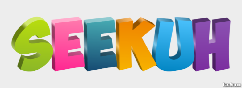 Seekuh Texteffekt