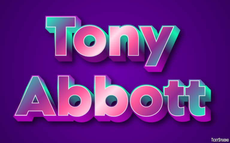 Tony Abbott Efeito do texto