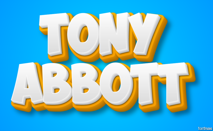 Tony Abbott Efeito do texto