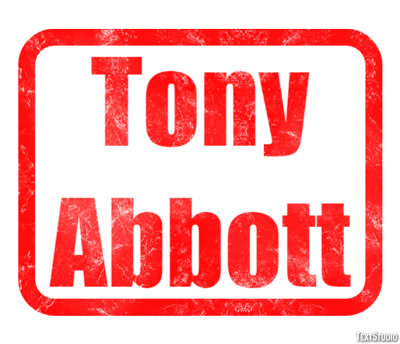 Tony Abbott Efeito do texto