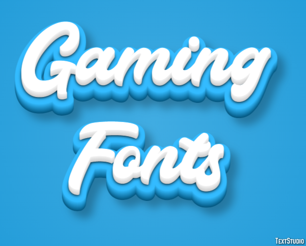 Gaming Fonts Texteffekt