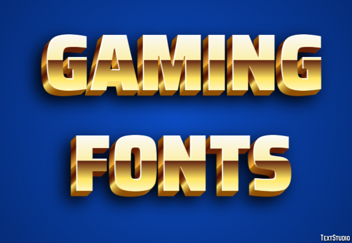 Gaming Fonts Texteffekt
