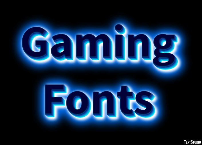 Gaming Fonts Metin Efekti
