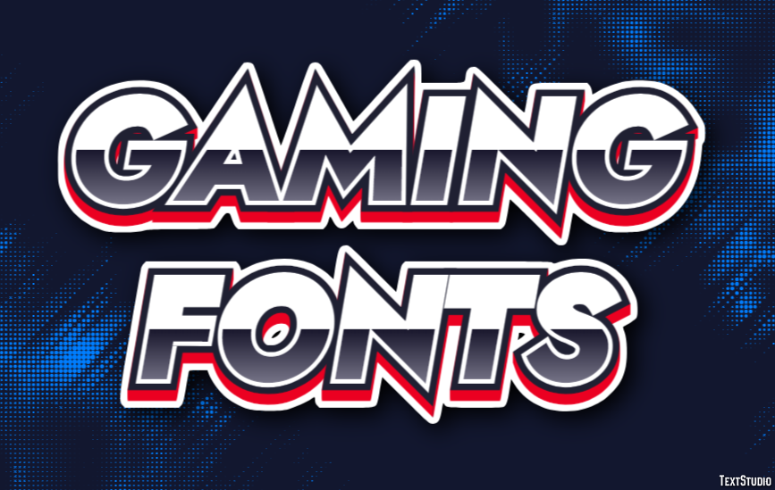 Gaming Fonts Texteffekt