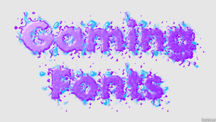 Gaming Fonts Texteffekt