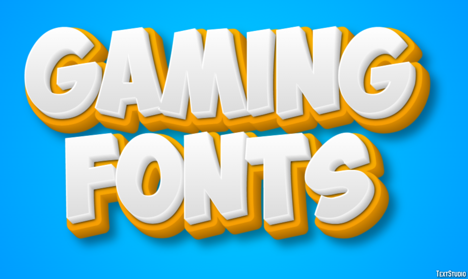 Gaming Fonts Texteffekt