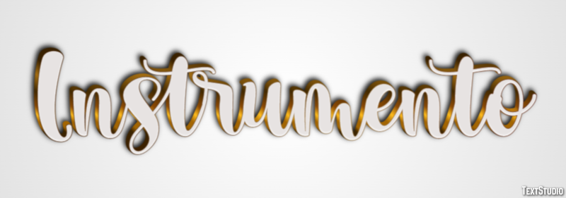 Instrumento Effetto testo