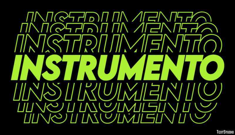 Instrumento Effetto testo