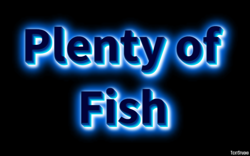 Plenty of Fish Effetto testo
