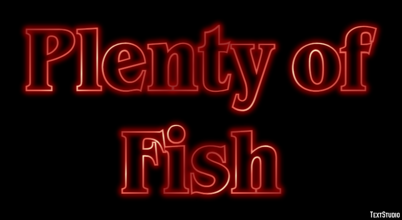 Plenty of Fish Effetto testo