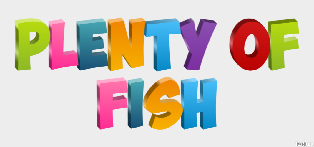 Plenty of Fish Effetto testo
